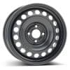 Janta otel Dacia Logan 2 Sandero 2 MCV ALCAR STAHLRAD Negru 6×15 4×100 ET40