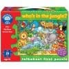 Puzzle cu Activitati Orchard Toys Cine este in jungla?