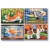 Set 4 Puzzle de Lemn Melissa & Doug in Cutie – Animale de Companie