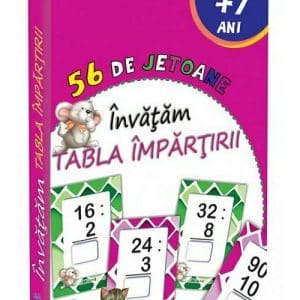 56 de Jetoane – Invatam tabla impartirii