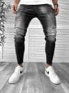 Blugi barbati conici negri 5798