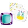Set 3 Cutii Skip Hop Zoo pentru Pranz Unicorn