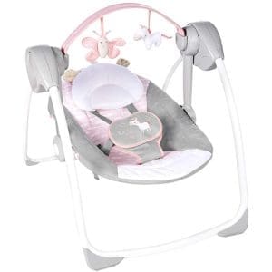 Leagan Portabil InGenuity Comfort 2 Go Flora the Unicorn
