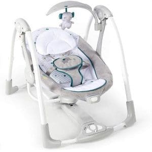 Leagan Portabil InGenuity ConvertMe Swing 2 Seat Battery-Saver Nash