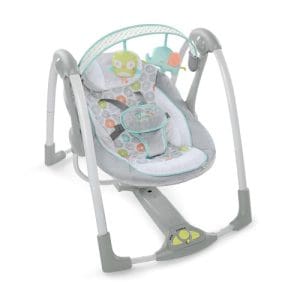 Leagan Portabil InGenuity Swing’ n Go Hugs & Hoots