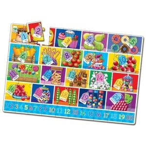 Puzzle Mare de Podea The learning journey – Numere – Eng