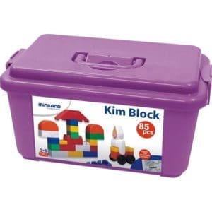 Joc Caramizi de Construit Miniland Kim Blocks 85 piese