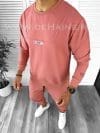 Bluza barbati casual roz B8036 89-4