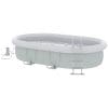 Piscina Supraterana Outsunny, Cadru Otel, Negonflabila, Pompa de Filtrare | Aosom RO