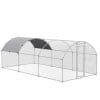 PawHut Cotet pentru pasari de curte galvanizat, Cusca pentru animale de companie, 2,8 x 5,7 x 2 m | Aosom RO