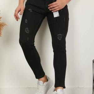 Blugi barbati conici negri 160 O3-6.2