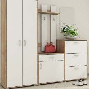 Agi (Mobila Hol 3) Sonoma Bright/White