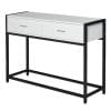 HomCom masa consola cu 2 sertare, 120x34x81cm | AOSOM RO