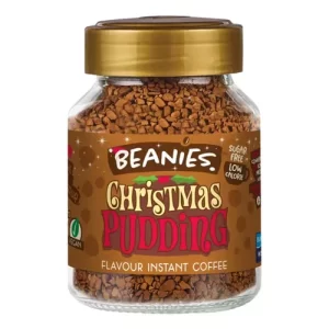 Cafea Instant cu Aromă de Budincă de Crăciun – Christmas Pudding, 50g | Beanies