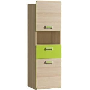 Bibliotecă LOREN LR4 Gri / Verde