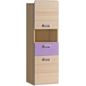 Bibliotecă LOREN LR4 Gri / Violet