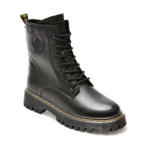 Bocanci EPICA negri, 115, din piele naturala