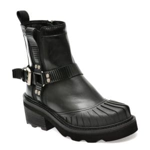 Bocanci EPICA negri, 1301, din piele naturala