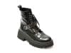 Bocanci IMAGE negri, 1473812, din piele naturala lacuita