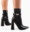 Botine dama Roge Negre