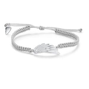 Bratara cu snur Couple Angel Wing