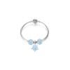 Bratara din argint cu talismane Winter Magic