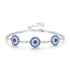 Bratara din argint Shiny Blue Eye