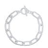 Bratara din argint Silver Paper clips