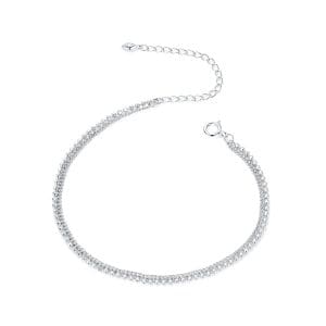 Bratara din argint Simple Chain & Beads