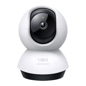 Camera supraveghere interior wireless dome TP-Link Tapo C220, 4 MP, 4 mm, IR 9 m, slot card, microfon, auto-tracking