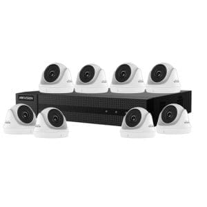 Sistem supraveghere interior basic Hikvision HiWatch HW-8INTIR20-2MP, 2 MP, 8 canale, 2.8 mm, IR 20 m