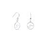 Cercei din argin Silver Hooks Single Wave