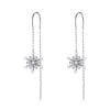 Cercei din argint Blizzard Bloom