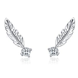 Cercei din argint Fancy Feathers