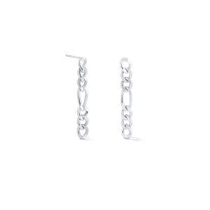 Cercei din argint Figaro Chain