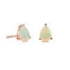 Cercei din argint Rose Gold Opal Drop