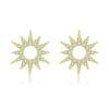 Cercei din argint Shiny Sun