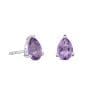 Cercei din argint Silver Amethyst Drop