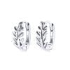 Cercei din argint Silver Leaves