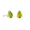 Cercei din argint Silver Peridot Drop
