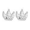 Cercei din argint Small Crystal Crown