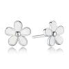 Cercei din argint White Daisy
