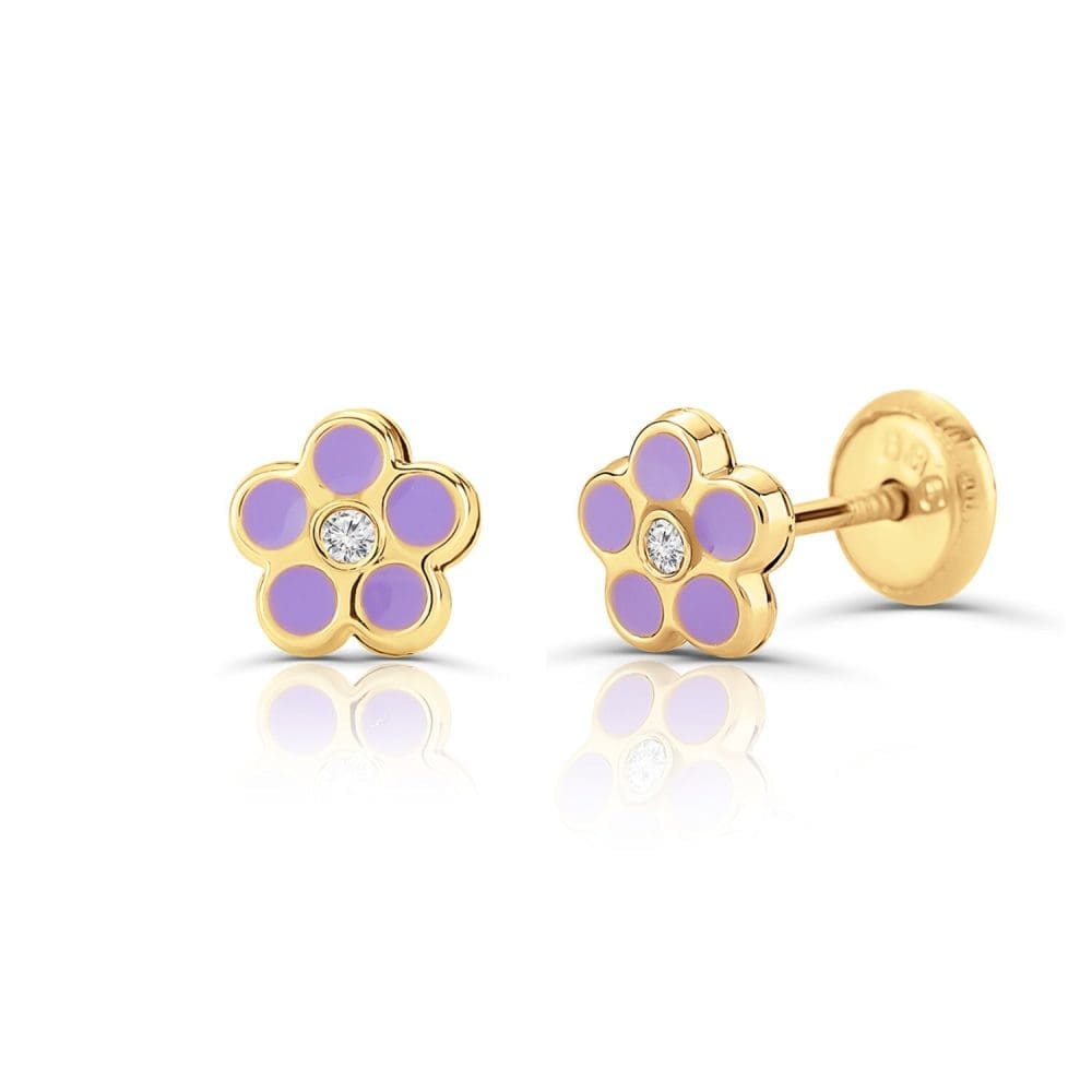 cercei-din-aur-14k-pentru-copii-floare-mov-117806-4