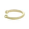 CERCEL din argint Golden Horseshoe