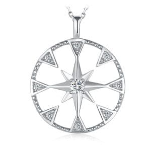 Colier de argint Crystal Star