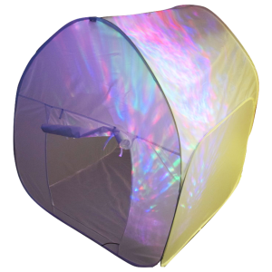 Cort alb pentru activități senzoriale, 105 x 105 x 110cm