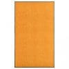 Covoraș de ușă lavabil, portocaliu, 90 x 150 cm