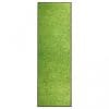 Covoraș de ușă lavabil, verde, 60 x 180 cm