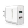 Incarcator Qualcomm Quick Charge 3.0, Cu doua porturi USB