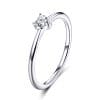 Inel din argint Petite Clear Heart